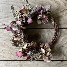 Couronne florale d'automne Roz'Art Créations