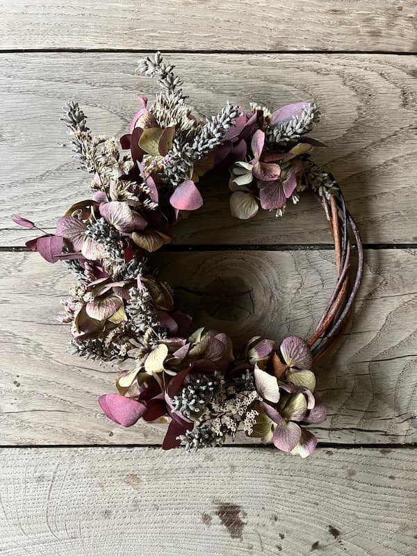 Couronne florale d'automne Roz'Art Créations