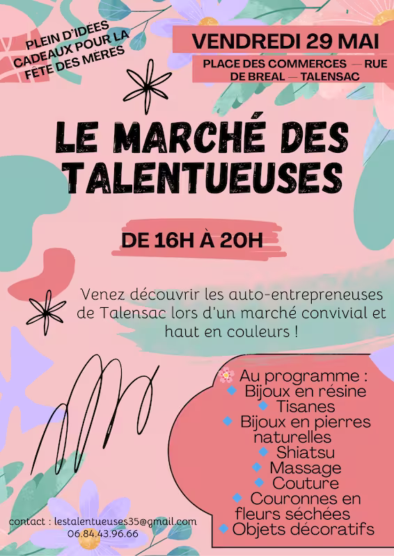 Marché des Talentueuse Mai 2026 Talensac Rennes